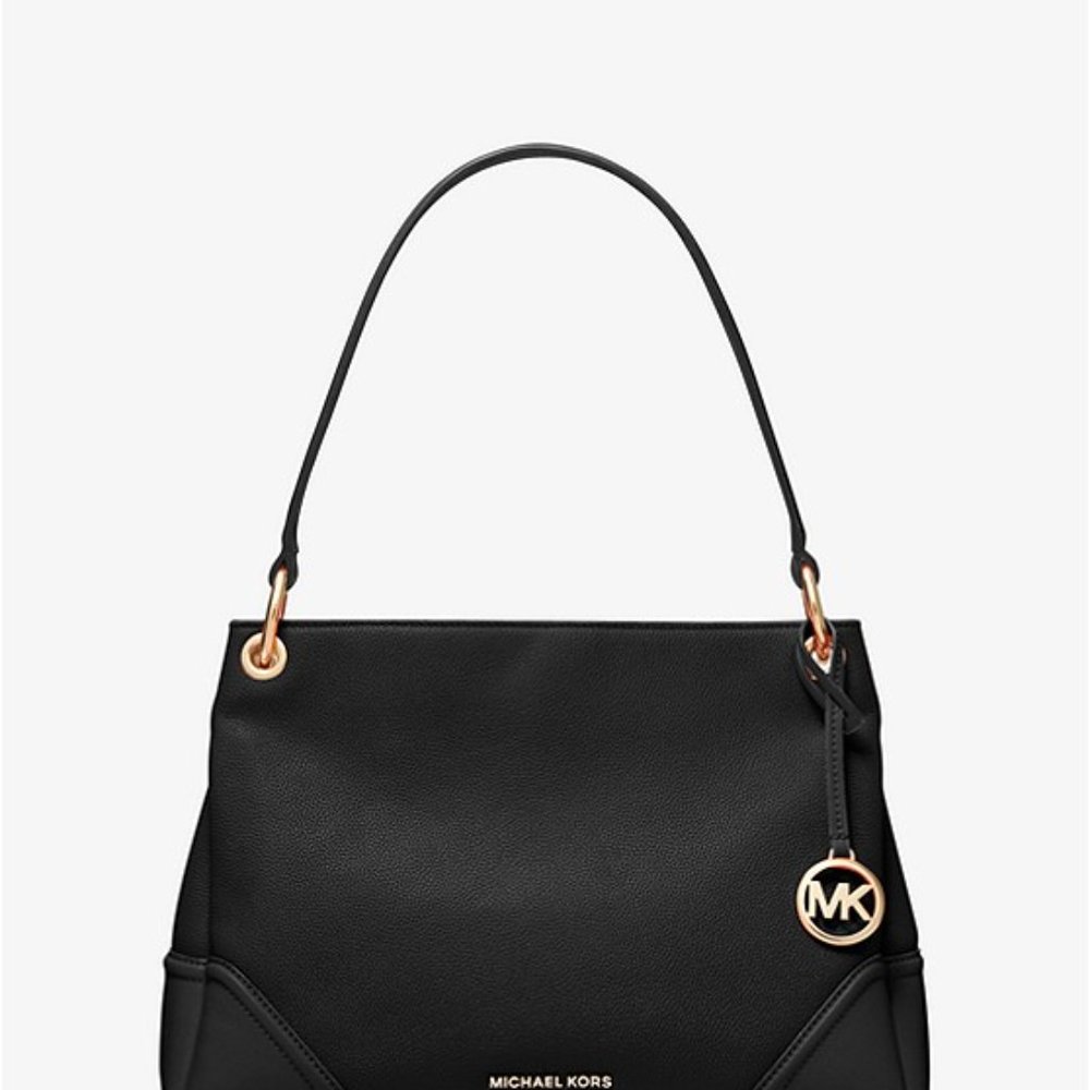 Michael Kors Nicole Medium Leather Shoulder Bag